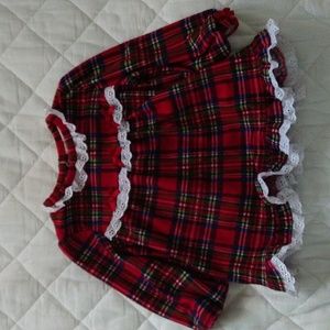 Infant Little Me PJ Blouse